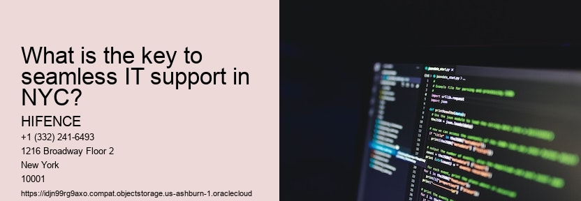 What is the key to seamless IT support in NYC?