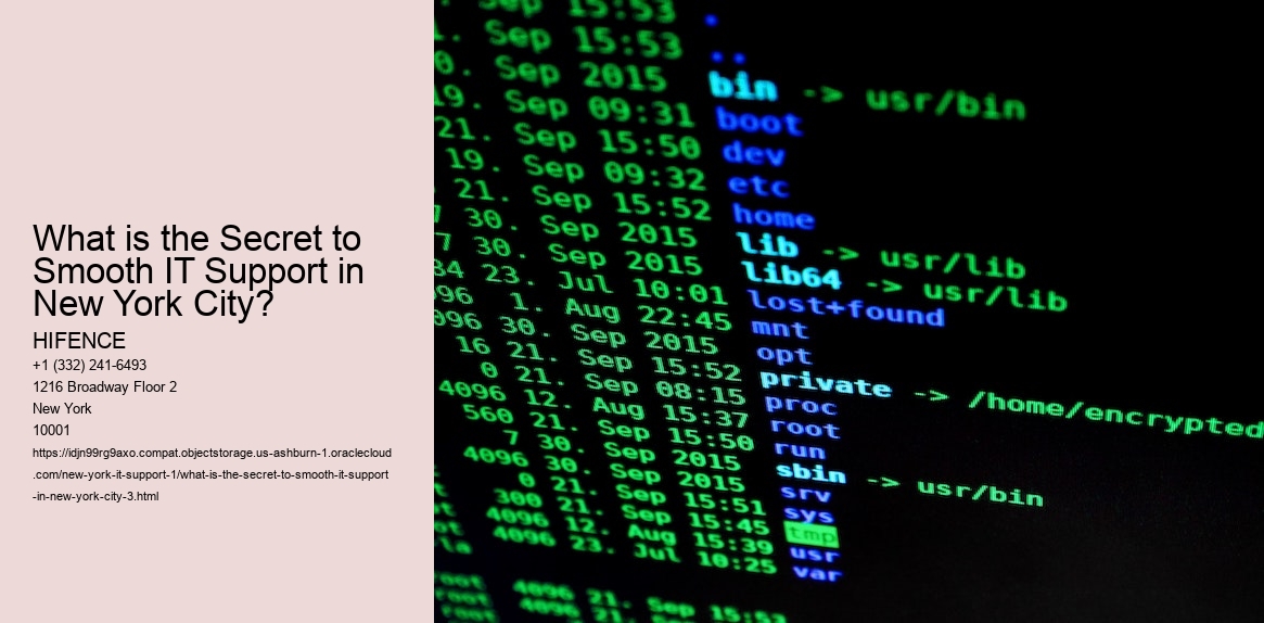 What is the Secret to Smooth IT Support in New York City?